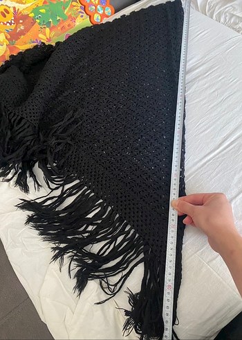 Beden siyah Renk Şal omuz şalı