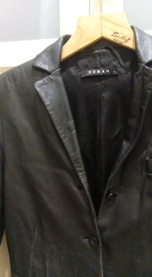 Roman,  Gerçek Deri   Kadın Ceket - Görsel 2