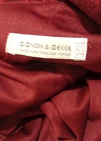 Bordo Uzun payetli Kadın Abiye Elbise - Görsel 8