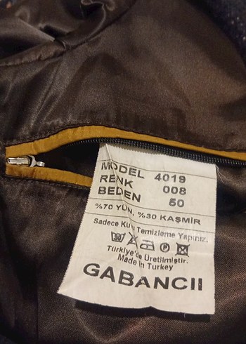 Gabanch  Yün&  kaşmir Erkek Manto - Görsel 3