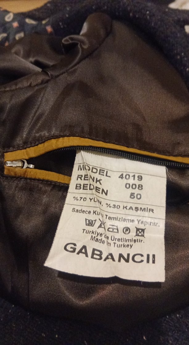 Gabanch  Yün&  kaşmir Erkek Manto - Görsel 3