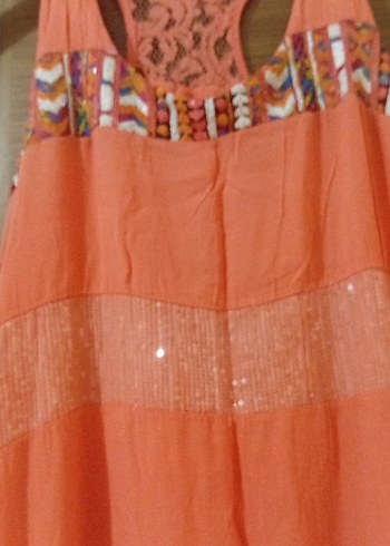 Vintage Love Vintage Love Bohem uzun elbise