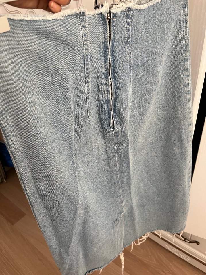 Kot Kumaşlı,Midi Etek - Görsel 2