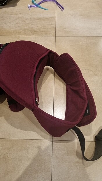 Beden bordo Renk Baby plus oturaklı kanguru