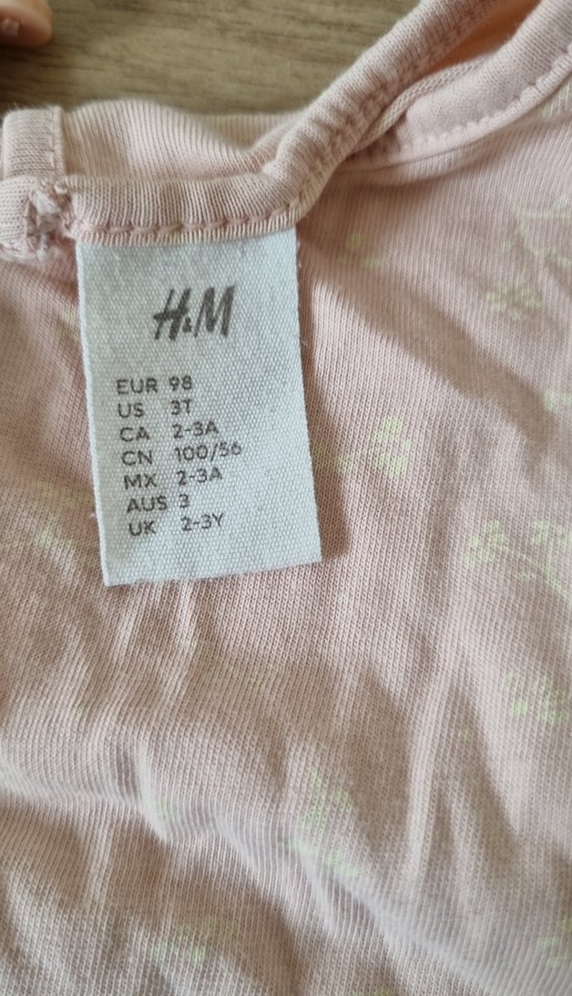 HM Kız Çocuk Bej Keten Uzun Kollu Basic Bluz - Görsel 3