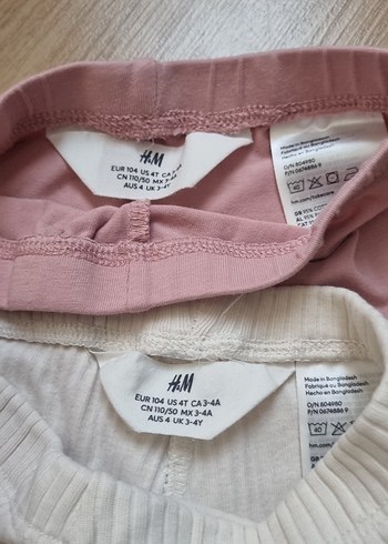 hm 3-4 yaş 2li tayt - Görsel 2