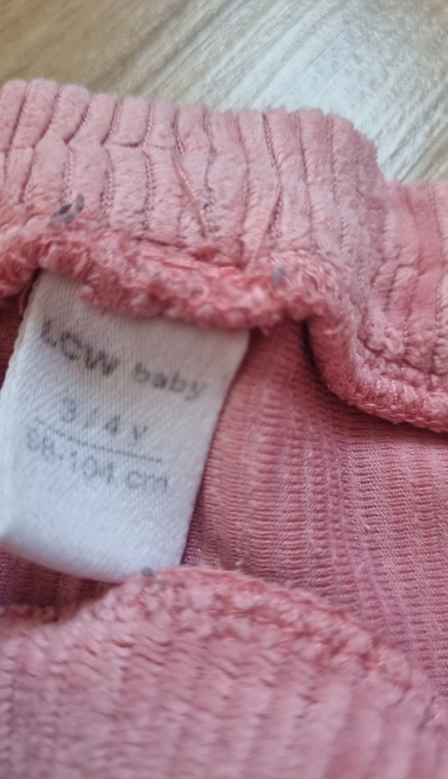 Kız Çocuk Pembe Pilili Rahat Tayt - Görsel 2