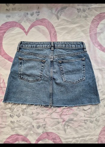 Denim Mini Etek - Görsel 6
