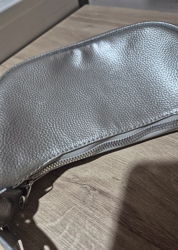 Gri Kadın Omuz Çantası - Görsel 7