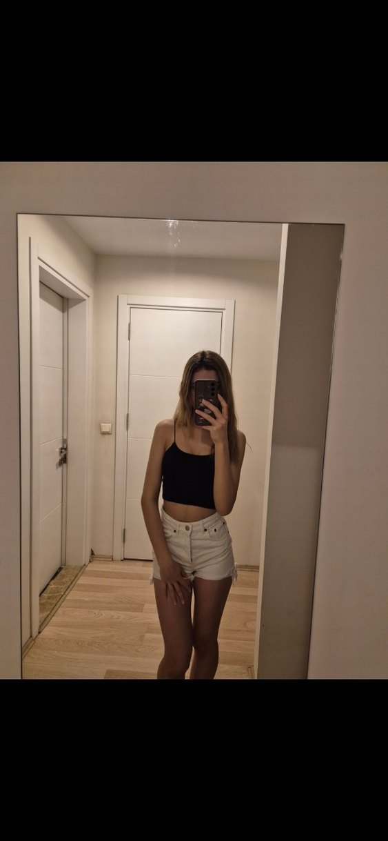 Zara beyaz kot şort - Görsel 3