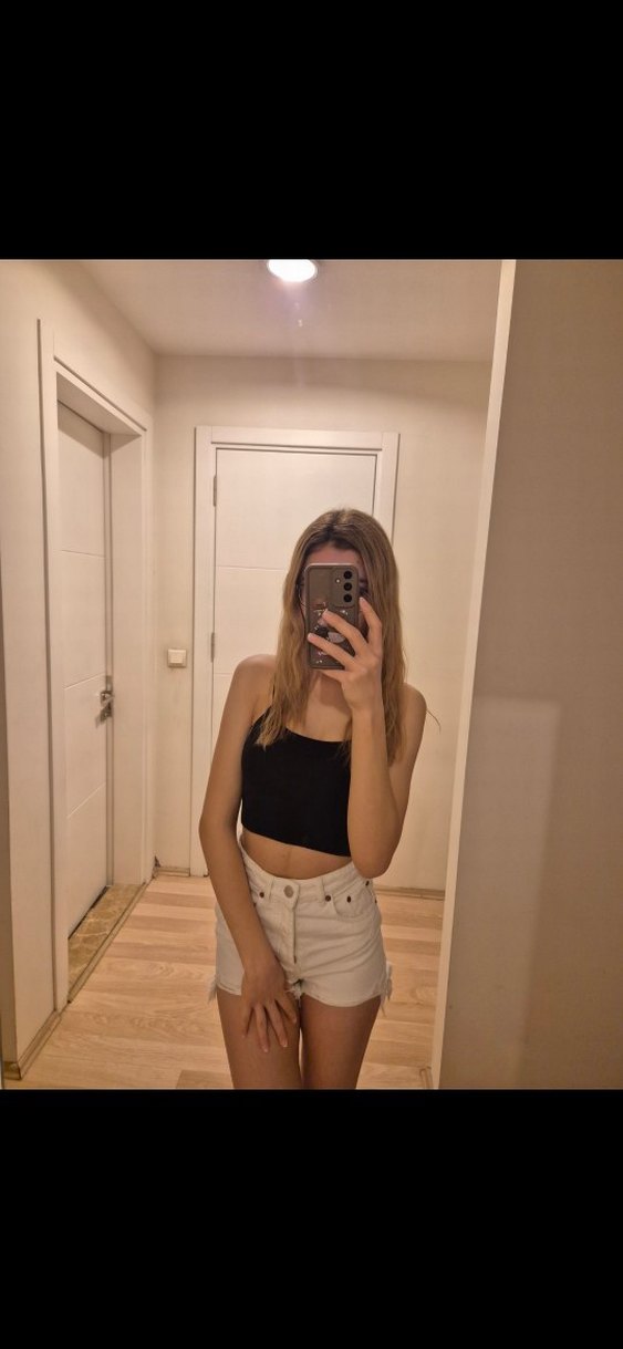 Zara beyaz kot şort - Görsel 5