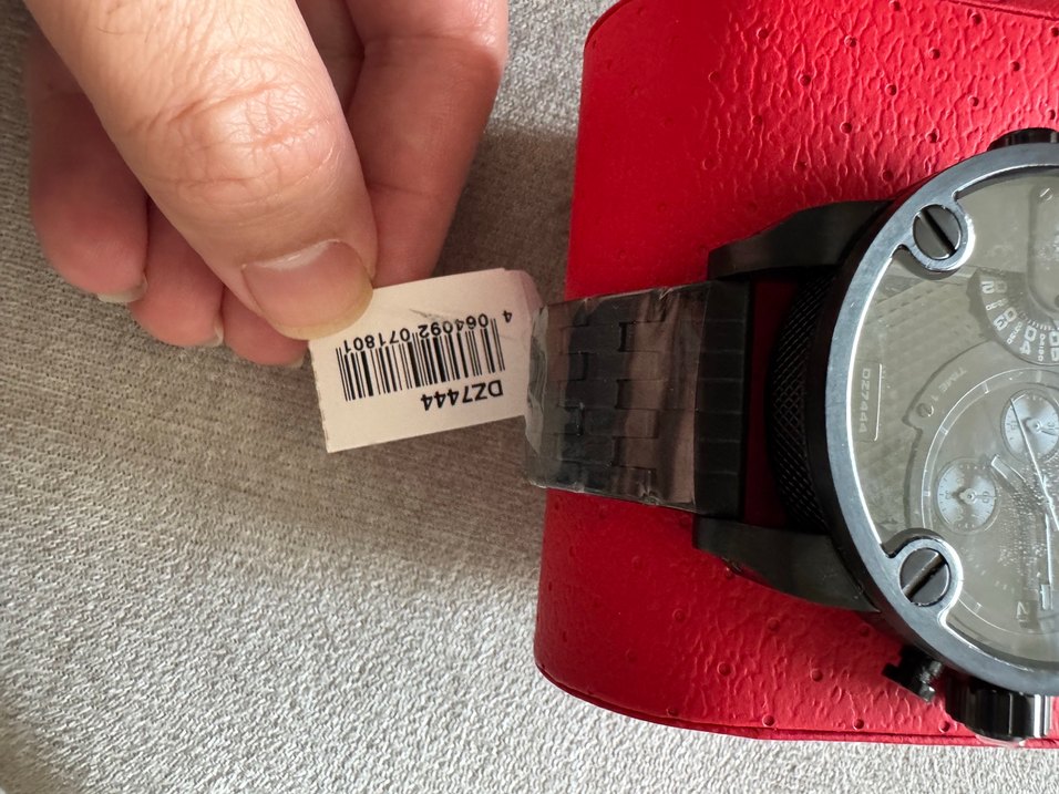 Erkek Siyah Minimalist Saat - Diesel büyük kasa - Görsel 2