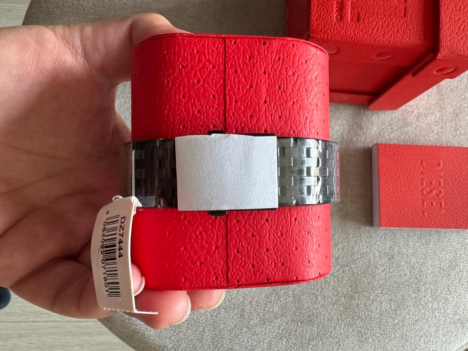 Erkek Siyah Minimalist Saat - Diesel büyük kasa - Görsel 3