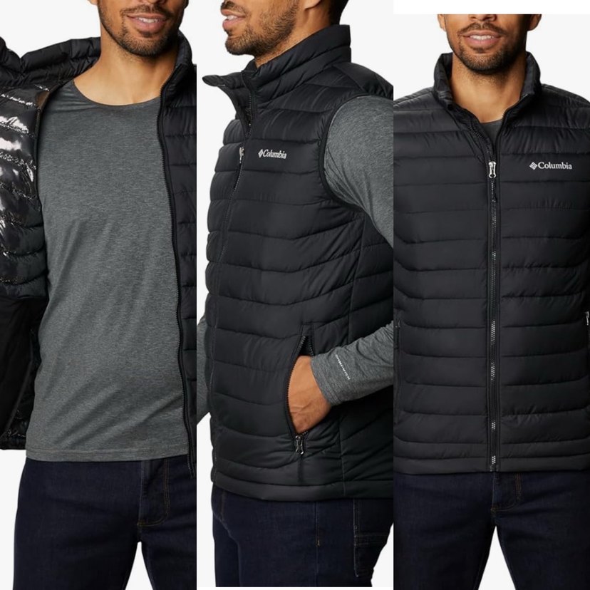 Columbia Gri Fermuarlı Erkek Yelek yalıtımlı - Görsel 2