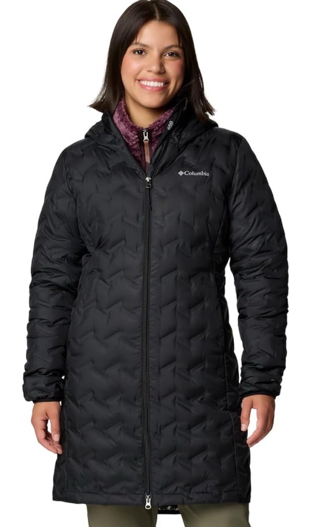 Columbia Siyah delta ridge 2 uzun bayan mont kaz tüyü - Görsel 2