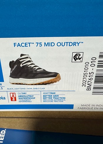 Columbia su geçirmez facet 75 Erkek Outdoor Ayakkabı - Görsel 2