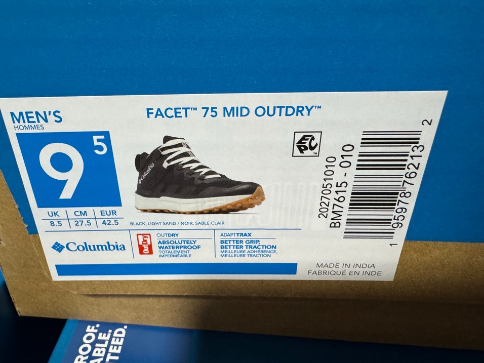 Columbia su geçirmez facet 75 Erkek Outdoor Ayakkabı - Görsel 2