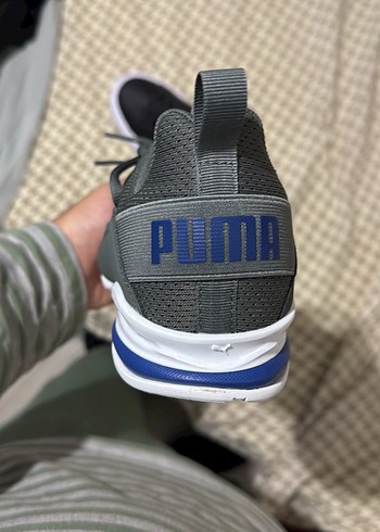 Gri çocuk kadın Spor Ayakkabısı Velcro Detaylı - Görsel 2