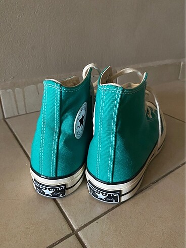 37 Beden yeşil Renk Converse Chuck 70 Unisex Yeşil Sneaker