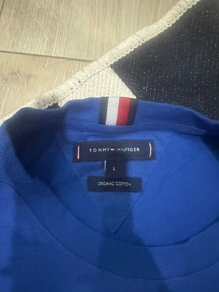 Tommy Hilfiger Mavi Baskılı kadın Tişört - Görsel 2
