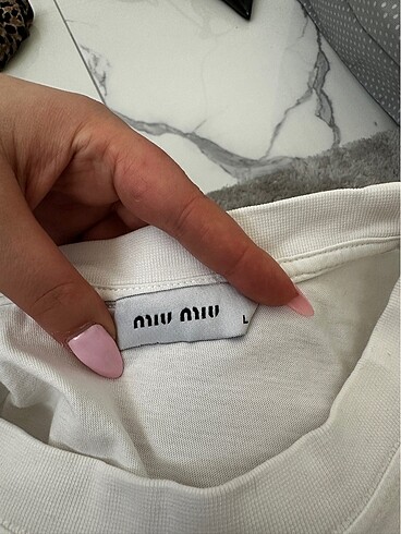 l Beden beyaz Renk miu miu t-shirt