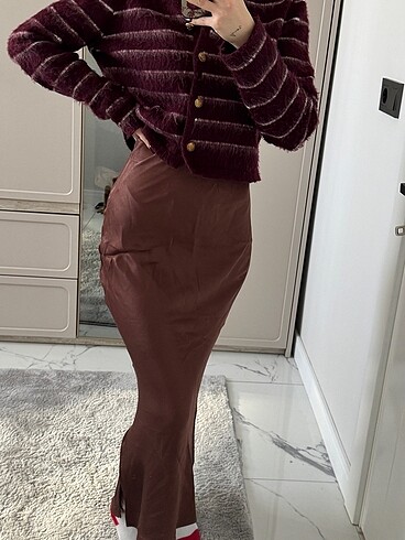 m Beden Bershka Saten Etek