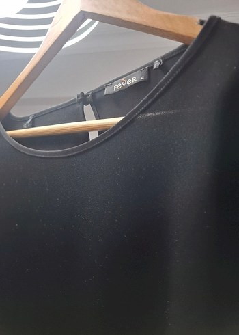 Siyah, Uzun Kollu, Salaş Kadın Bluz - Görsel 3