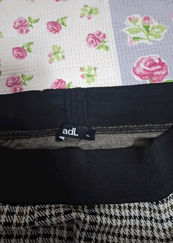 Gri Midi Pilili kareli Eteği - Görsel 3