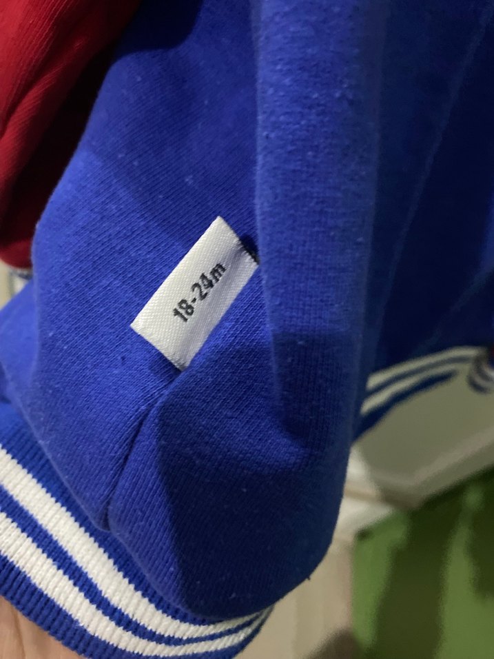 Nakışlı Mavi-Kırmızı Erkek Çocuk Ceket - Görsel 4