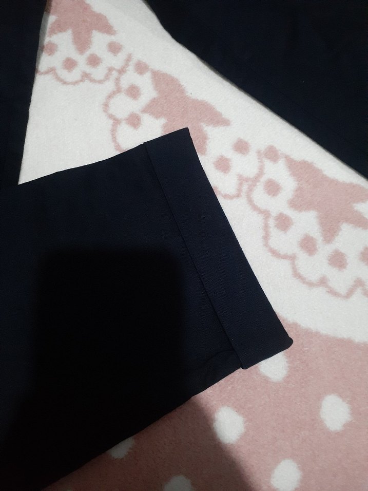 Erkek Siyah Kumaş Kemerli Pantolon - Görsel 3