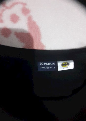 Erkek Çocuk Siyah Batman Baskılı Uzun Kollu Tişört - Görsel 2