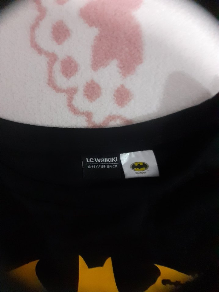 Siyah Baskılı Erkek çocuk Sweatshirt - Görsel 2