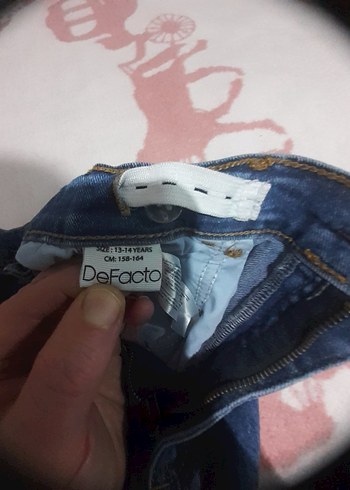 Erkek çocuk Mavi Bol Kesim Kot Pantolon - Görsel 2