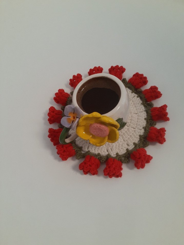 El Yapımı Renkli Örgü Nihale - Görsel 4