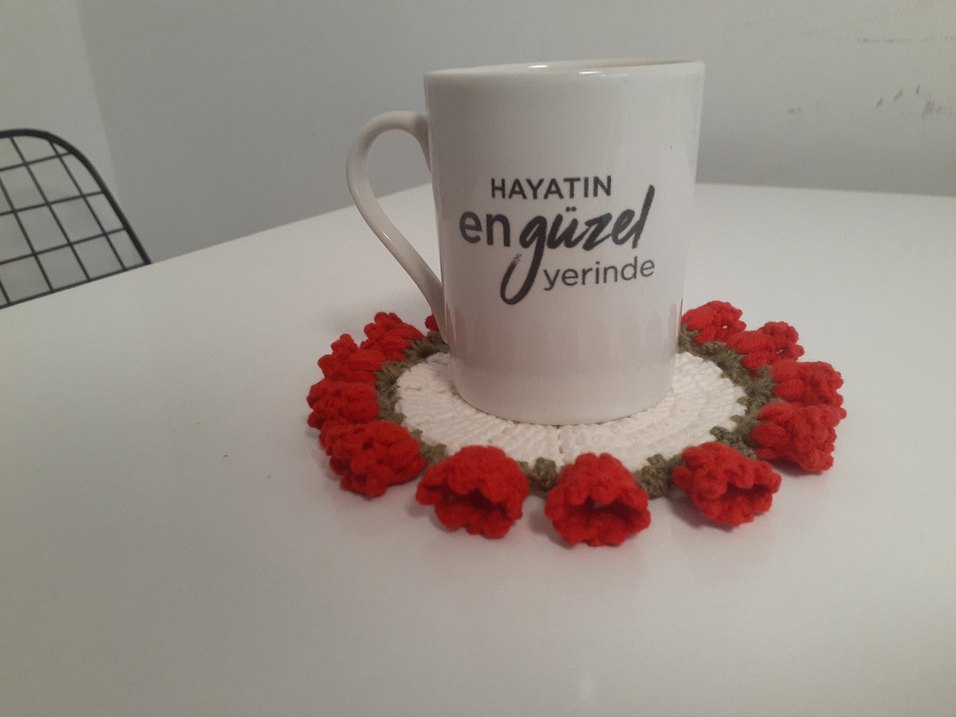 El Yapımı Renkli Örgü Nihale - Görsel 3