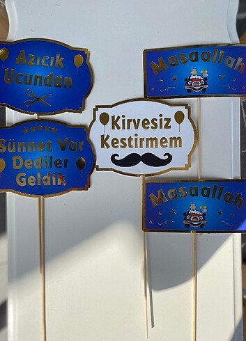 Sünnet Temalı Konuşma Balonu 5'Li 