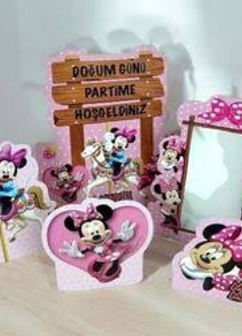 Minnie Mouse 5'Li Karşılama Panosu 