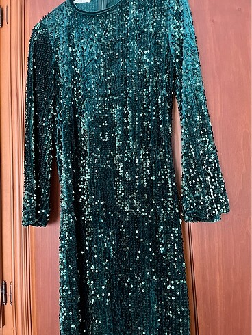 Pullu elbise - Görsel 5