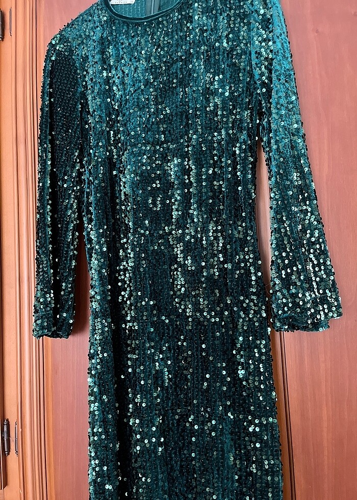 Pullu elbise - Görsel 5