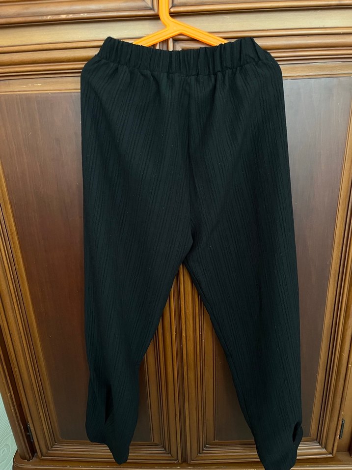 Kadın Siyah Pileli İkili Takım - Görsel 3