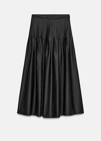 Siyah Midi Etek yeni sezon - Görsel 2