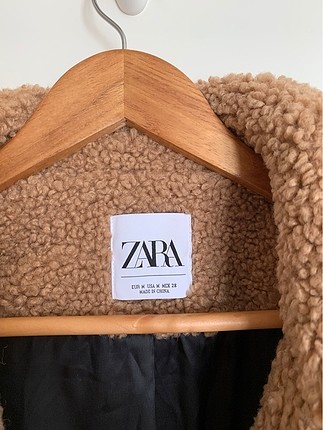 m Beden kahverengi Renk Zara kaban