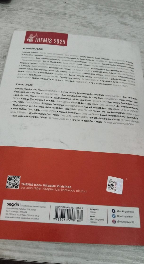 İdari Yargılama Hukuku Kitabı - Themis 2025 - Görsel 2