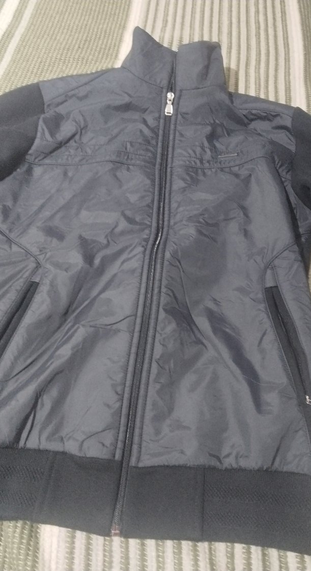 Gri Erkek ceket fermuarlı - Görsel 2