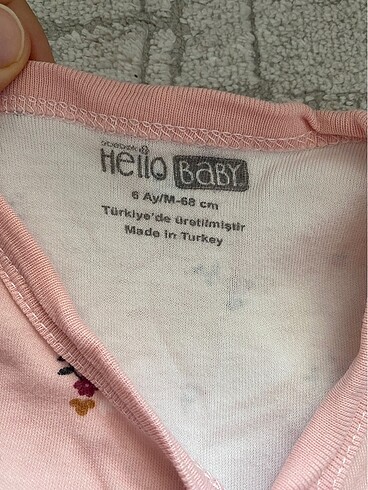 6 Ay Beden Kız bebek takım