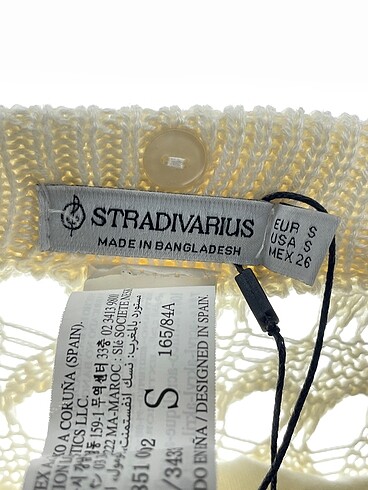 s Beden beyaz Renk Stradivarius Uzun Etek %70 İndirimli.