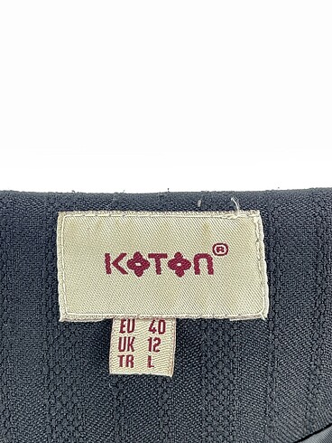 40 Beden siyah Renk Koton Blazer %70 İndirimli.