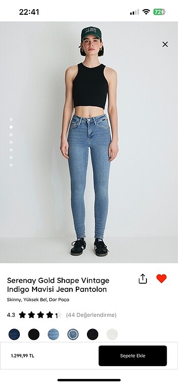 Mavi Jeans Mavi SERENAY skınny jean