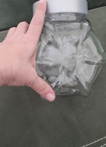 Dört adet Ikea cam kavanoz