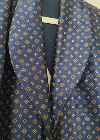 Uzun Kollu Vintage Erkek Uzun Boy Sabahlık - Görsel 4